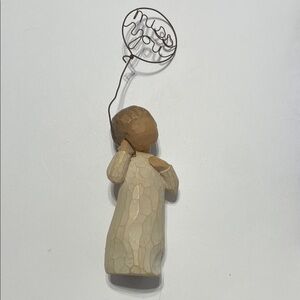 70% off!!!  Willow Tree Figurine - Girl with Balloon That says “Miss You”